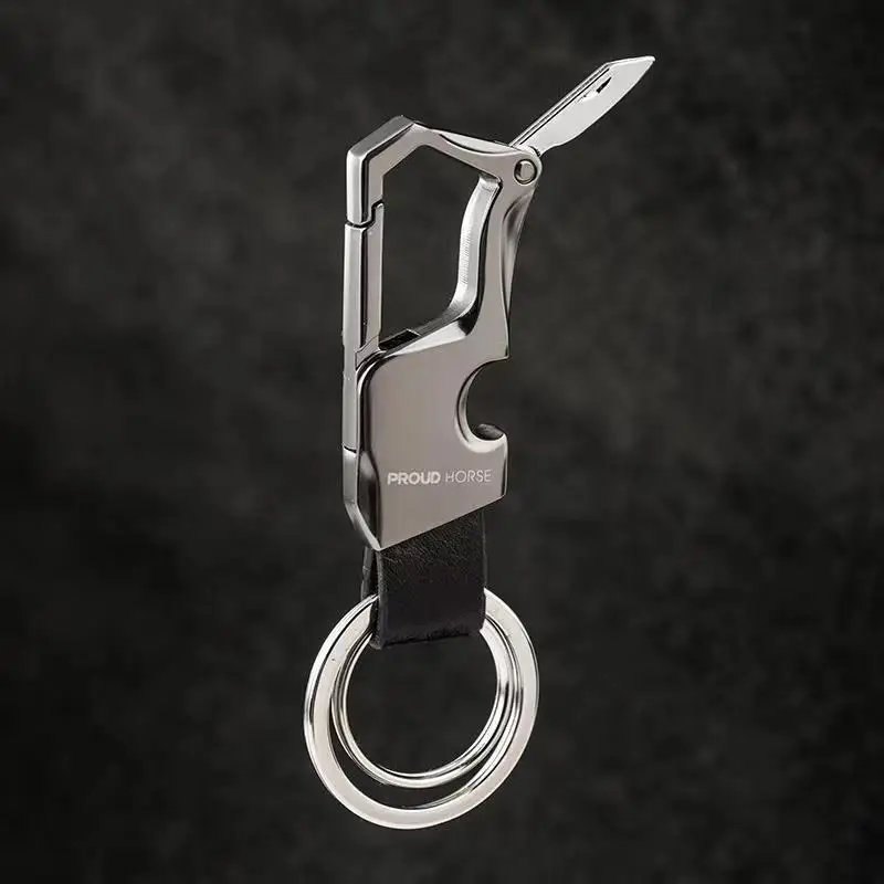 Простой мужской брелок для ключей на талию креативный личный Экспресс-нож
