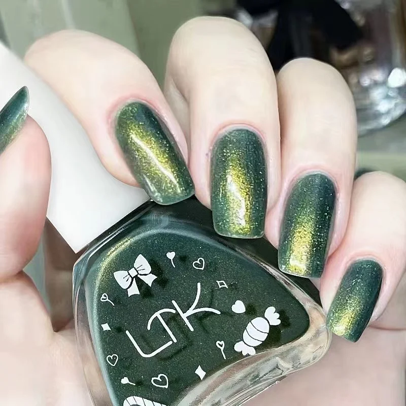 Быстросохнущий лак для ногтей розового цвета LTK24