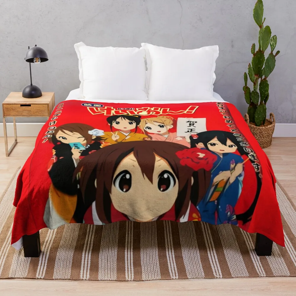 

K-ON! Anime Poster Throw Blanket Decorative Blankets Beach Blanket