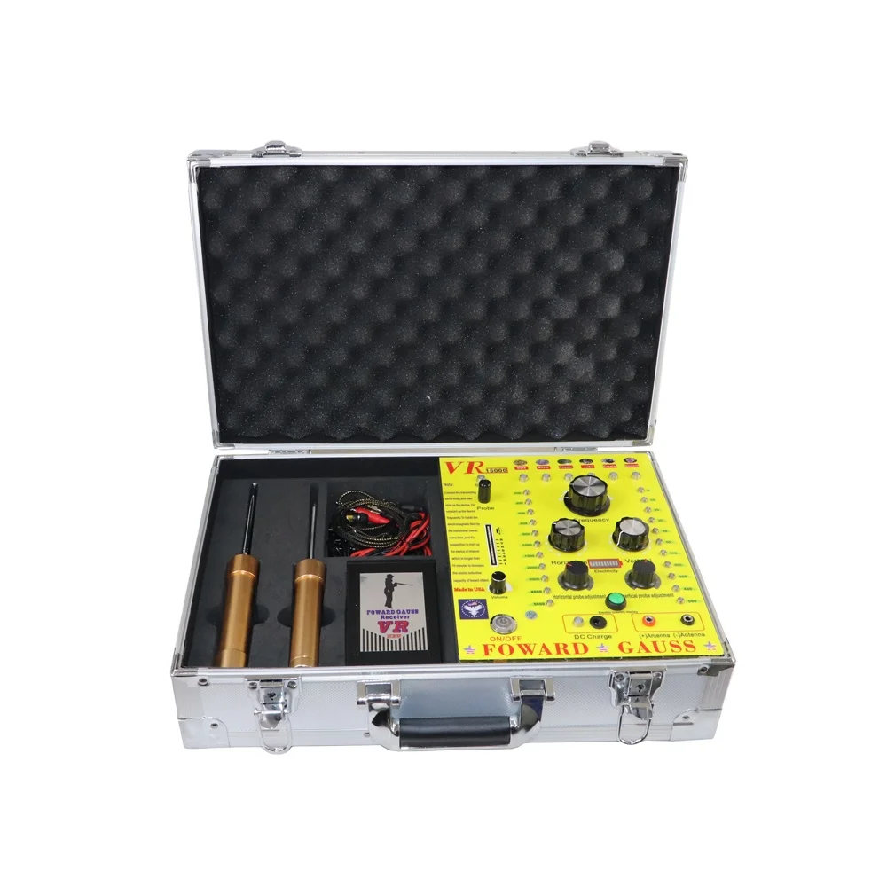 

VR15000 Underground Gold Silver Gem Diamond Metal Detector Depth 5-500m Range 100-5000m