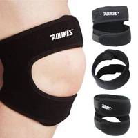 new sports kneepad double patellar knee patella tendon support strap brace pad protector open knee wrap strap band