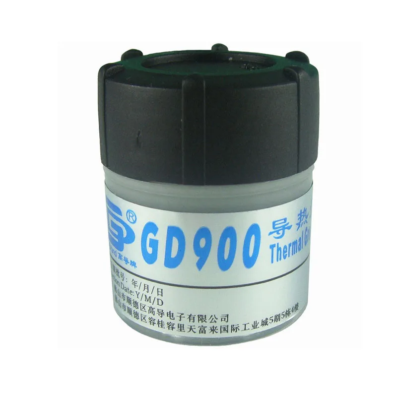 GD 30 г серый нано GD900, содержащая серебро, теплопроводная смазка паста для теплового отвода кремния 4.8 Вт/М-К для ЦПУ.