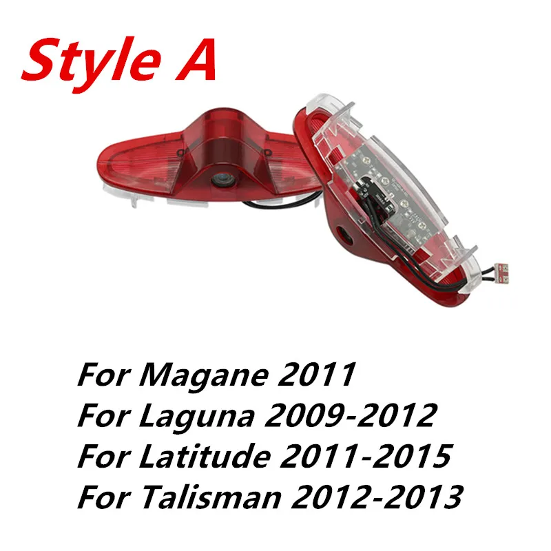 

2Pcs LED Car Door Emblem Welcome Light Projector Decor Lamp Accessories For Renault Samsung SM6 SM7 QM6 SM5 QM5 L43 Decoration