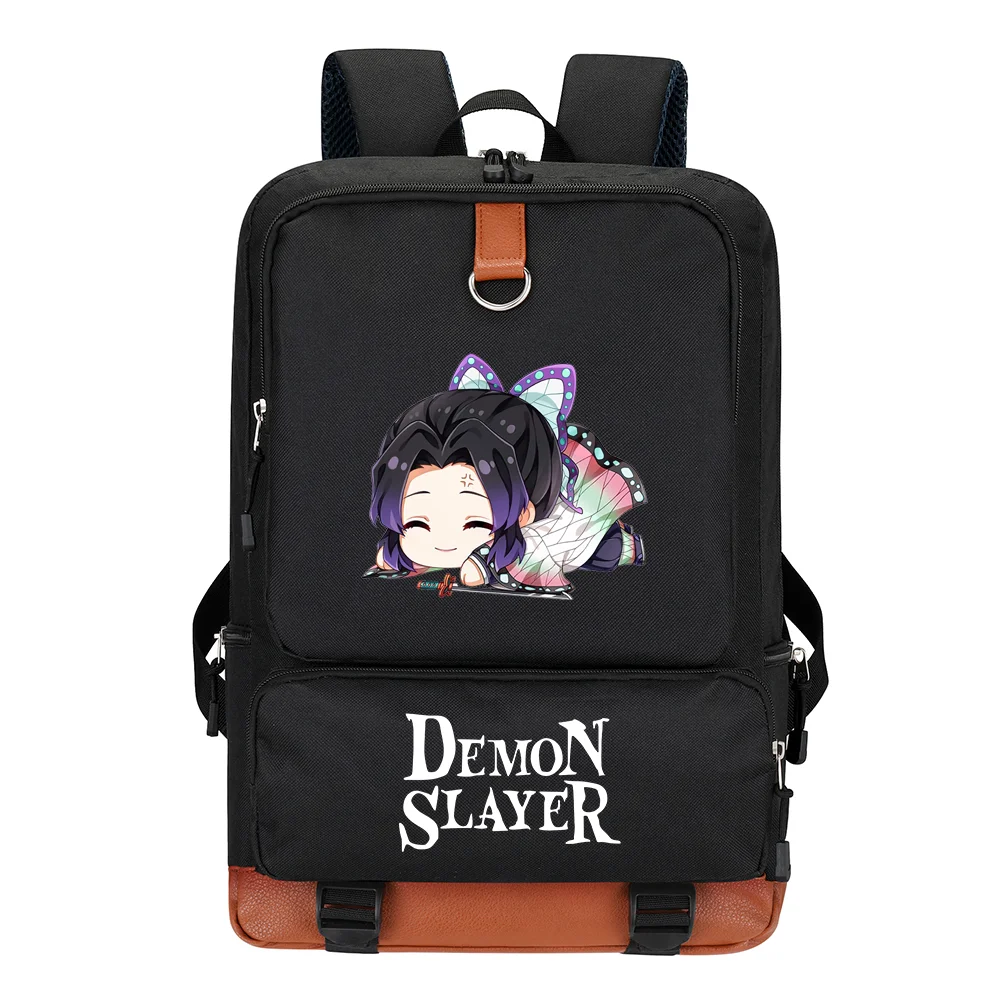 

Demon Slayer Kanroji Mitsuri Backpack Cute Tsuyuri Kanawo School Bag for Boys Girls Cosplay Bookbag Unisex Rucksack