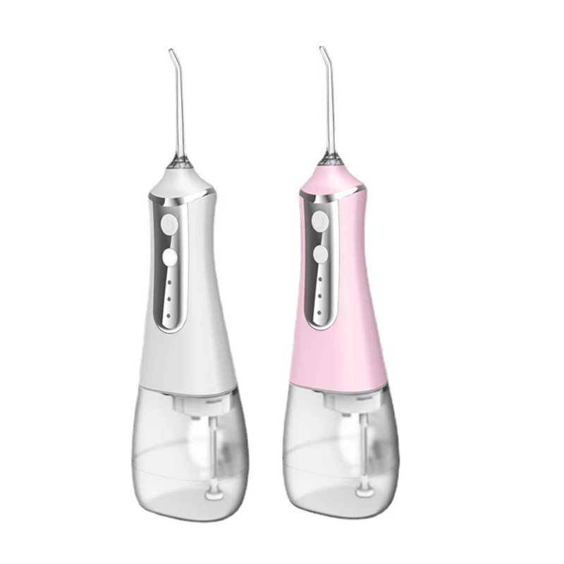 

Portable Oral Irrigator USB Rechargeable Water Jet Flosser 350Ml Waterproof Irrigator Teeth Cleaner