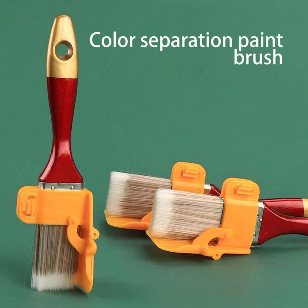 

1Set Clean Cut Profesional Edger Paint Brush Edger Brush Tool Multifunctional for Home Wall Room Detail