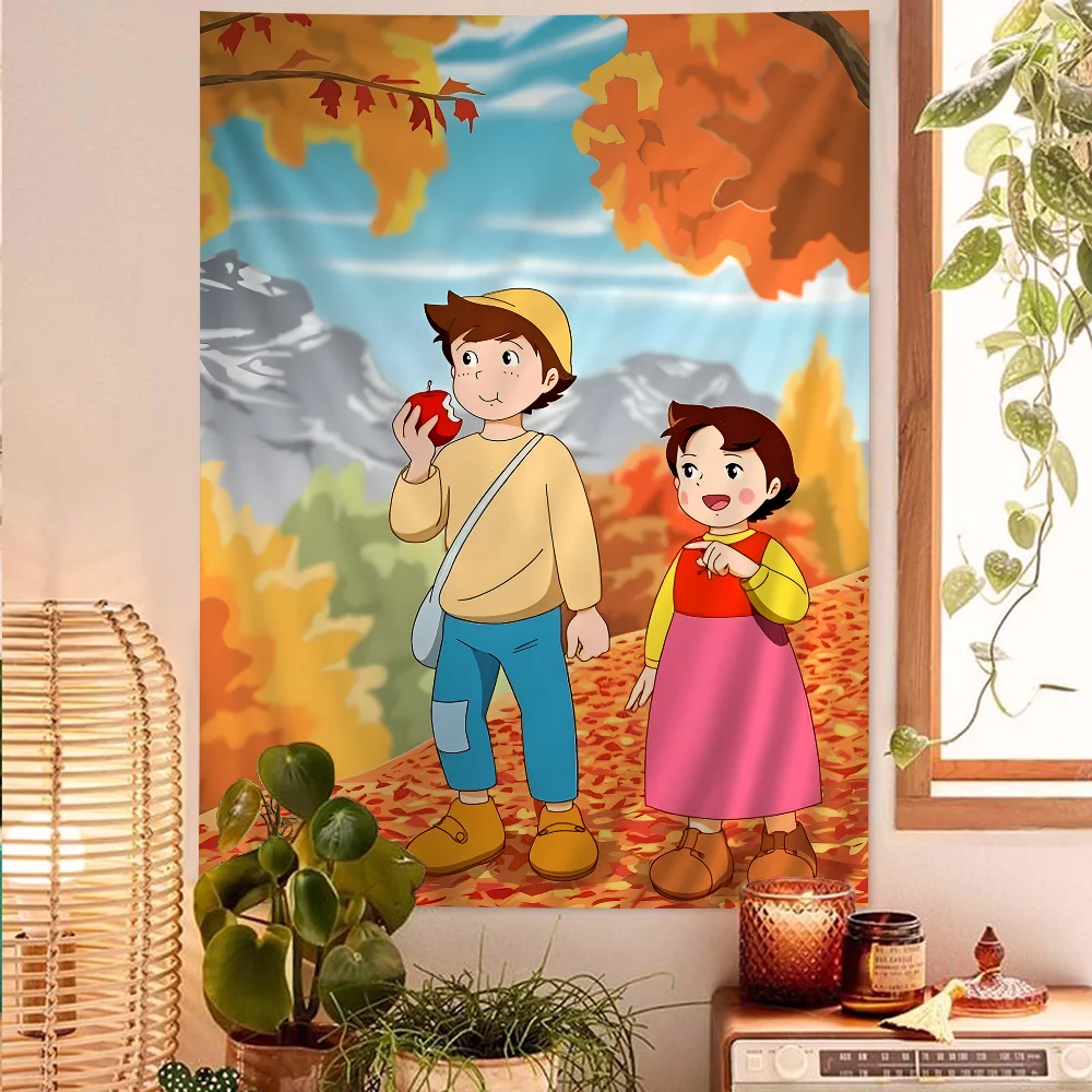 Cute Heidi Chart Tapestry Art Science Fiction Room Home Decor Cheap Hippie Wall Hanging