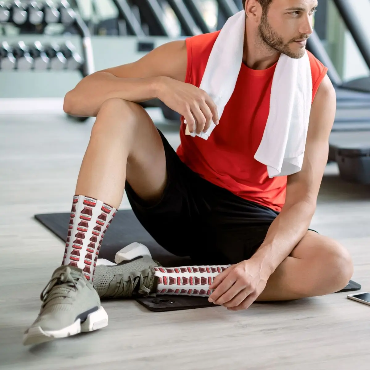 Кардиотическая хирургия-это мой джем спортивные носки средней длины