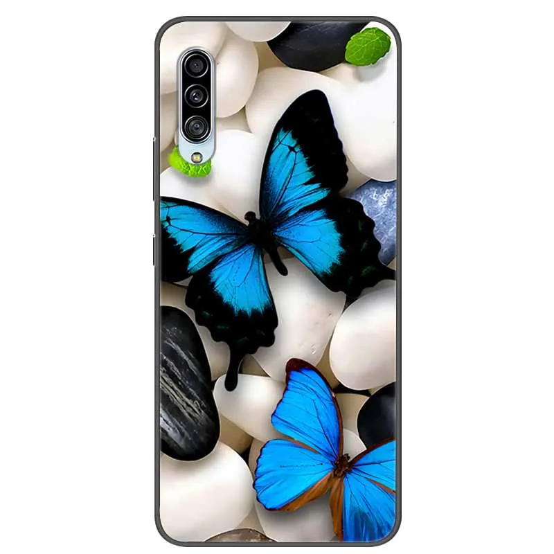 Чехлы для телефонов Samsung A90 искусственные красивый мягкий силиконовый чехол из