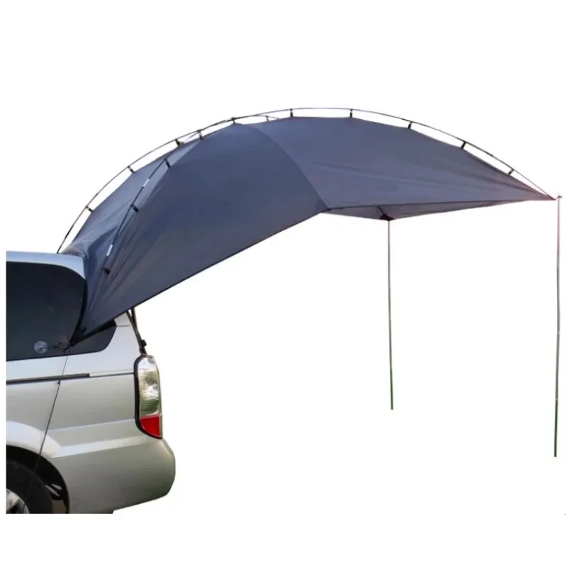 

Light Weight Waterproof Portable Anti-UV Sunshade Shelter Outdoor Folding Car Rear Tent for SUV MPV Camping