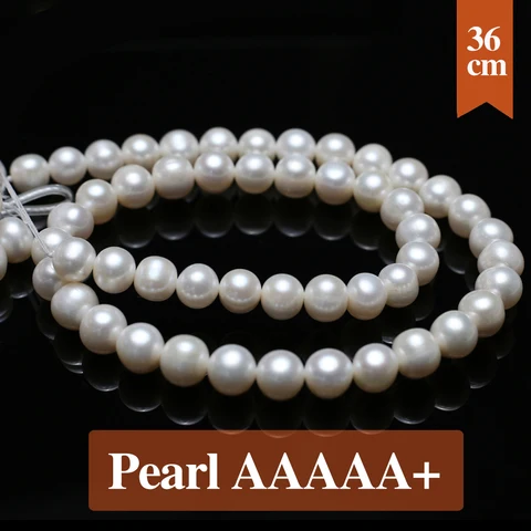 Натуральные пресноводные жемчужные бусины 5-10 мм