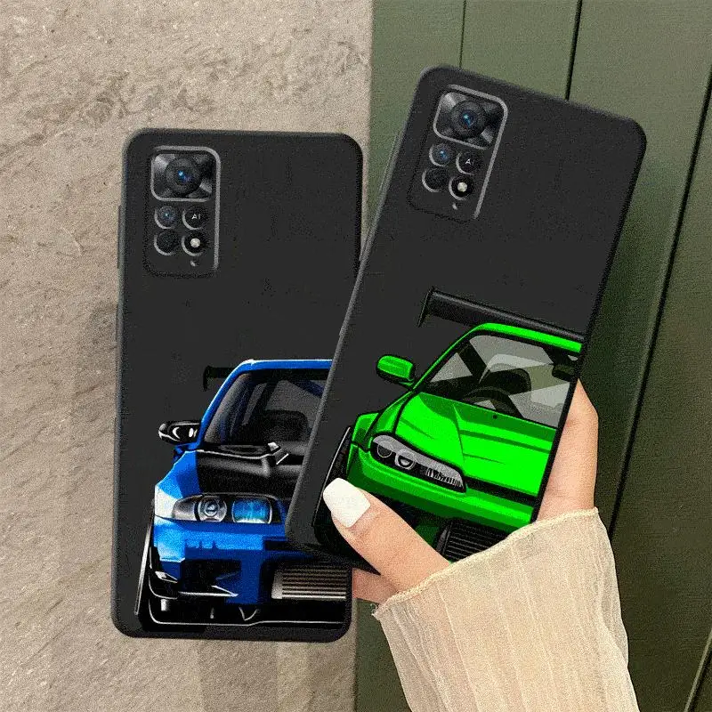 Чехол для телефона JDM Sports Cars Xiaomi Redmi Note 7 8 T S 10 11 12 Pro ProPlus 13