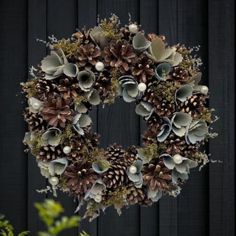 

Christmas Wreath Decorations Christmas Wreath Green, For Wedding Party Living Room Dining Table Closet, Home Decor