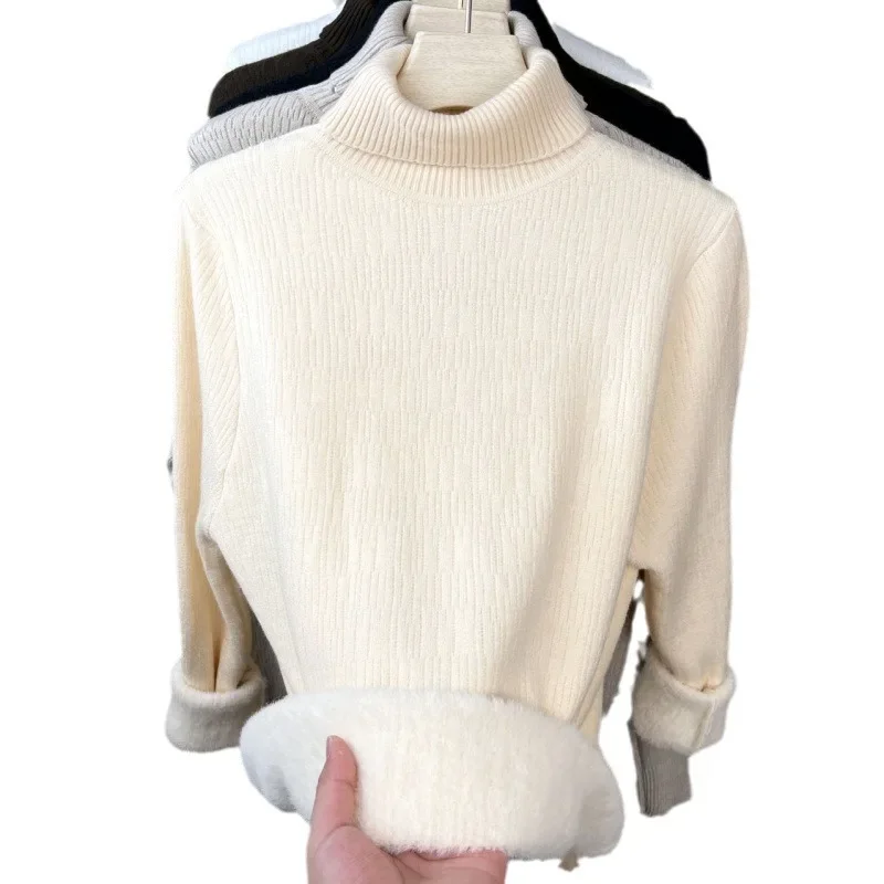 Новинка Осень/Зима 2024 Женское поло/толстый базовый слой на флисовой подкладке с