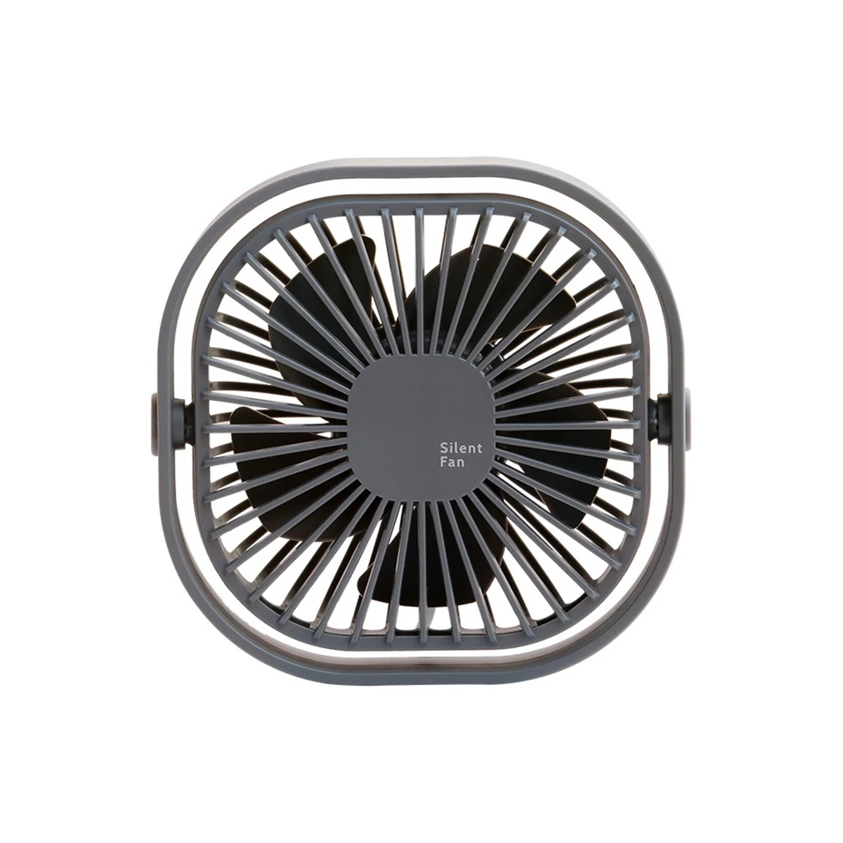 

Настольный вентилятор, 4 дюйма, USB, 3 скорости, портативный Настольный вентилятор, маленький охлаждающий вентилятор, вращающийся на 360 °, бесшумный Настольный вентилятор для офиса, серый