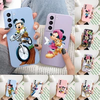 disney mickey mouse minnie funda case for samsung galaxy s21 plus s 21 lite ultra anime phone cover for samsung s21 fan edition