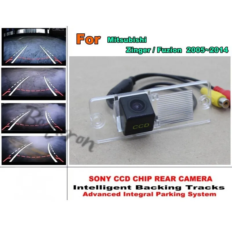 

Car Trajectory Intelligent For Mitsubishi Zinger / Fuzion Car Reverse Tracks CCD HD Night Vision Rear View Camera