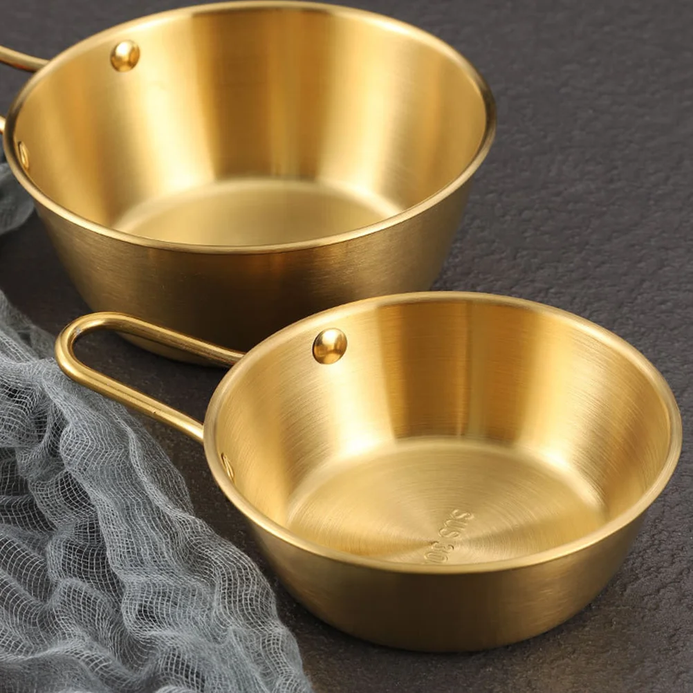 Корейский горшок миска для приправ чашки риса с ручкой миски крема из