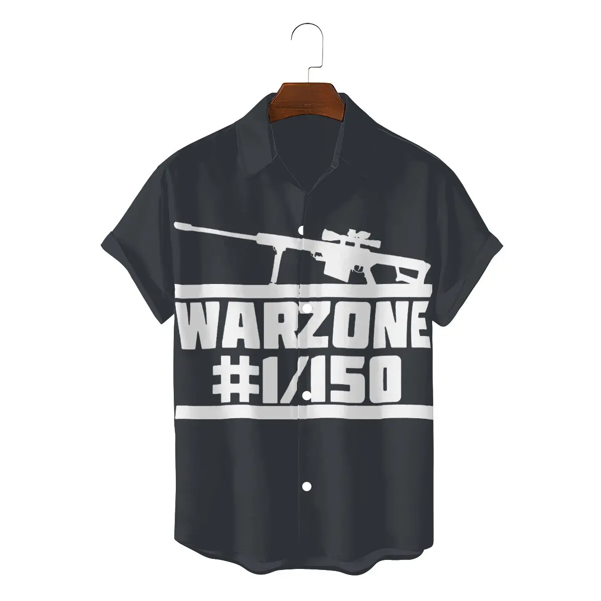

Winner 2022 Man's Leisure Hawaii Shirts COD Warzone Game Square Collar Tops Fabric 3D Shirt Top Quality Gift Idea