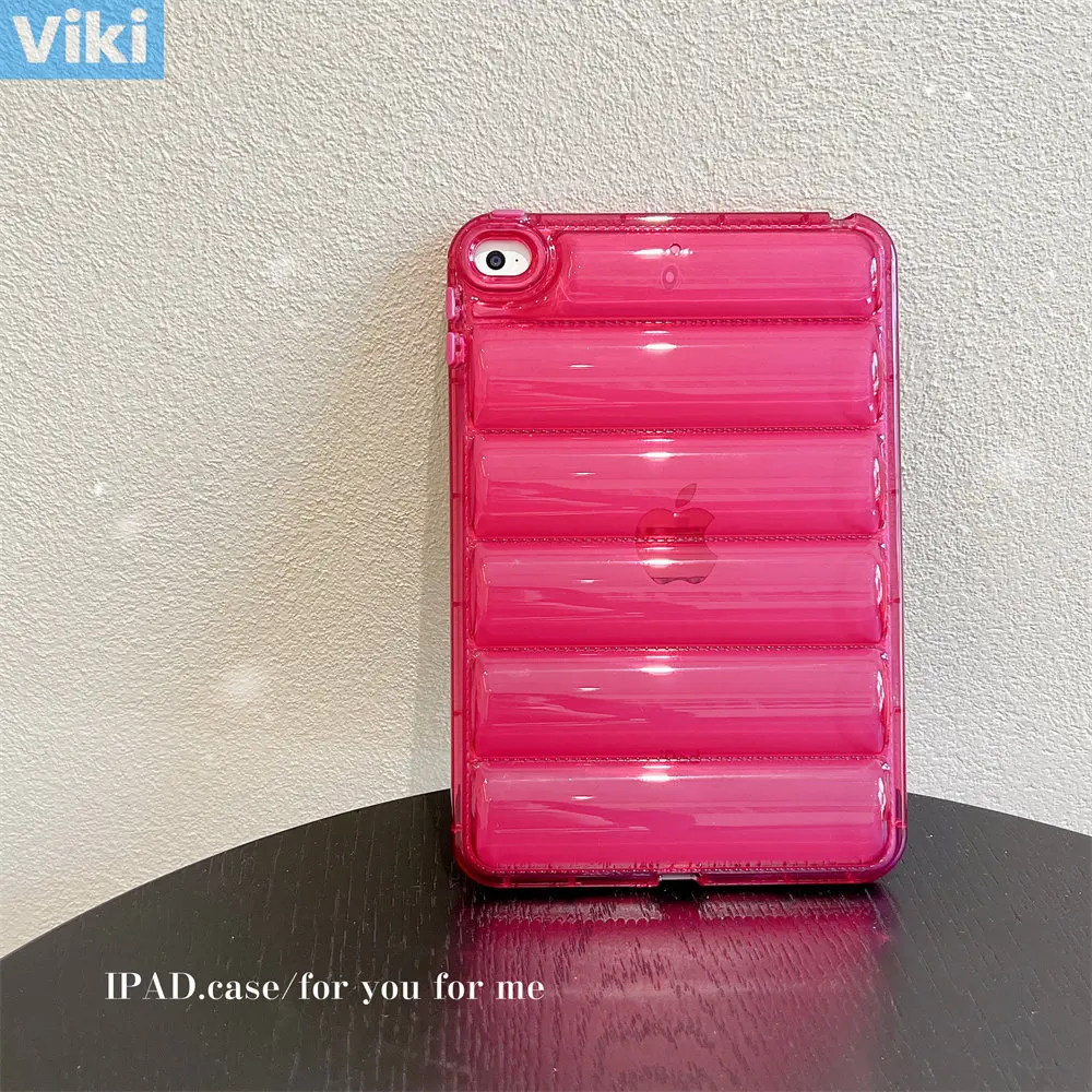 

Чехол для iPad Mini 4 5 6, детский противоударный мягкий ТПУ защитный чехол для задней панели Mini6 Mini4 Mini5 2021, трубчатый защитный чехол