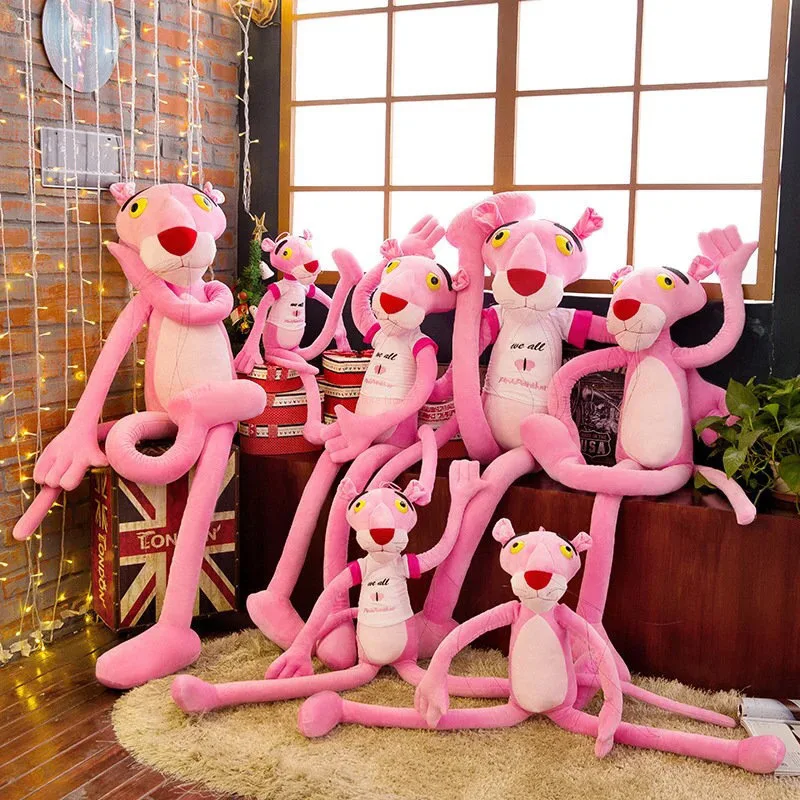 

Кукла розовая пантера Disney, плюшевые игрушки для детей, милая пантера, кукла 100 см, милая мягкая подушка, тряпичная кукла, аксессуары, рождественский подарок