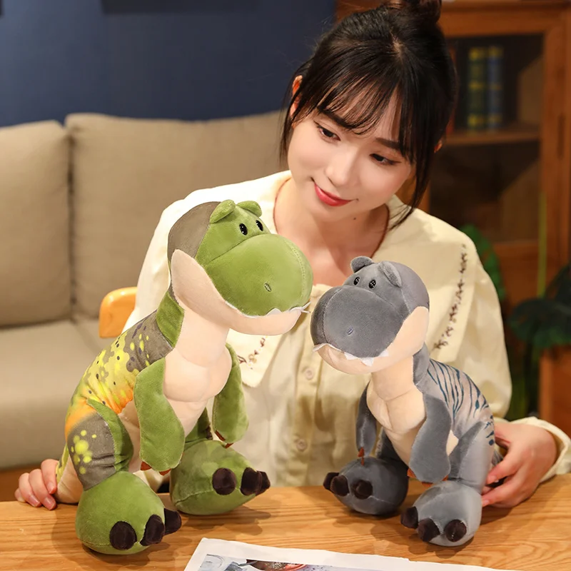 

Реалистичная милая плюшевая кукла динозавр, мультяшная имитация дракона, мягкие игрушки для детей, подарок на день рождения и Рождество для мальчиков