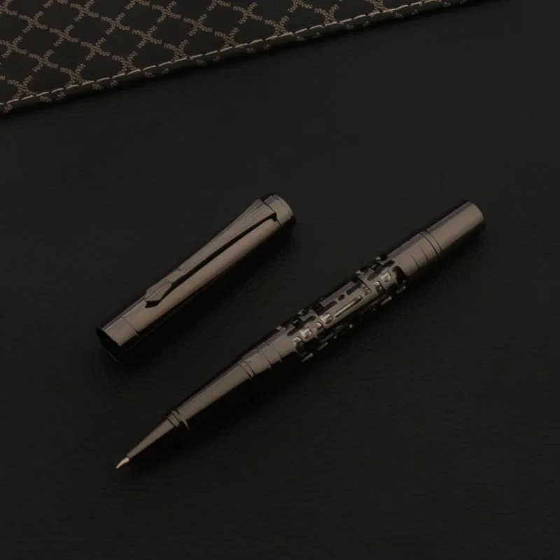 

Шариковая ручка chouxiongluwei черная металлическая