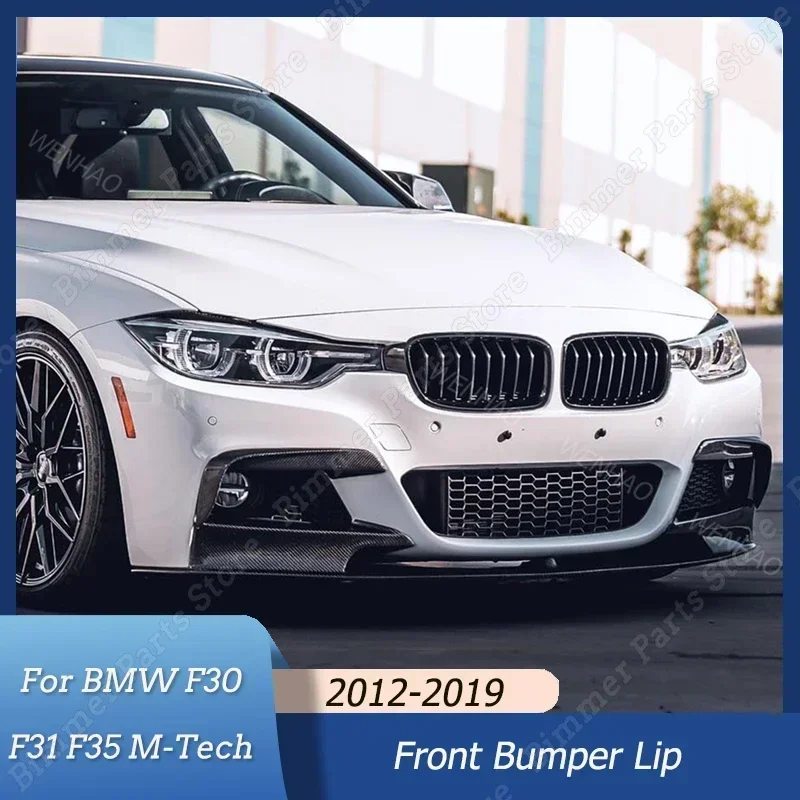 

Front Bumper Splitter Lip Spoiler Diffuser Guard Cover For BMW F30 F31 F35 M-Tech 320i 328i 330i 335i 340i 316d 318d 2012-2019