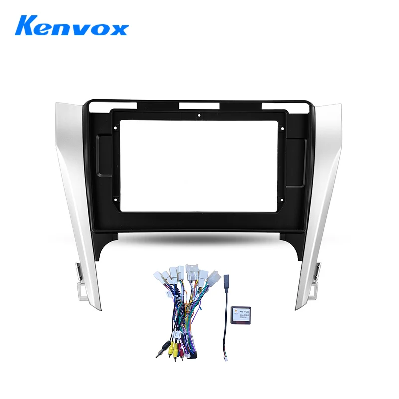 KENVOX 2 Din Автомобильный радиоприемник 9 дюймов лицевая рамка для Toyota Camry 2012 2015