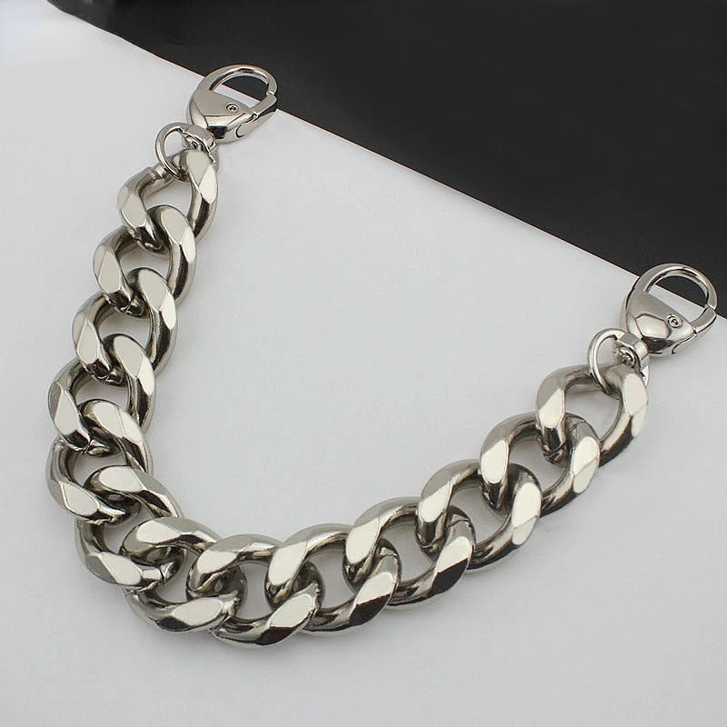 3 Colors 22mm Wide Aluminum Chain Light Weight Bags Strap Bag Parts DIY Handles Easy Matching Accessory Handbag Straps Bag