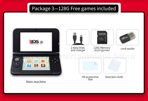 Оригинальная подержанная консоль для 3dsxl 3dsll 3DS