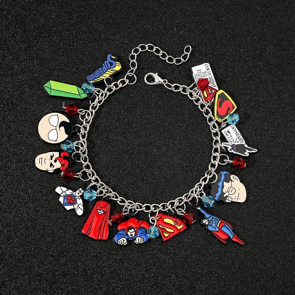Подвеска-браслет с подвеской Супермен ювелирные изделия своими руками