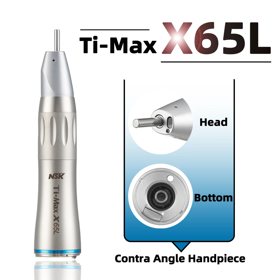 NSK Ti-MAX X65L Стоматологический 1:1 Скорость привода Прямой наконечник