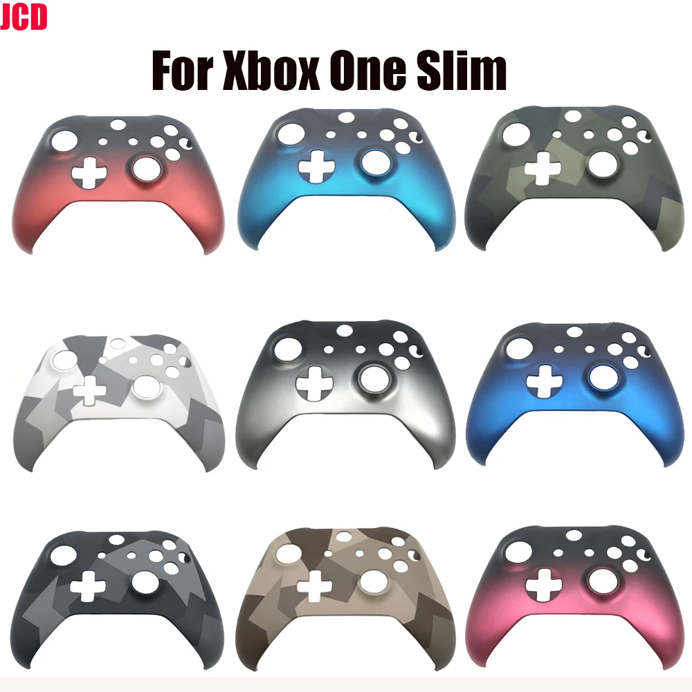 

JCD 1pcs For Xbox One Slim Controller Original Plastic Front Housing Shell For Xbox one S Gamepad Upper Top Case Cover