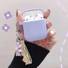 Чехол для AirPods 2, роскошный корейский Брелок цветок, чехол для наушников Air pods 3, Чехол Air Pod pro, чехол для флоры, чехол для наушников