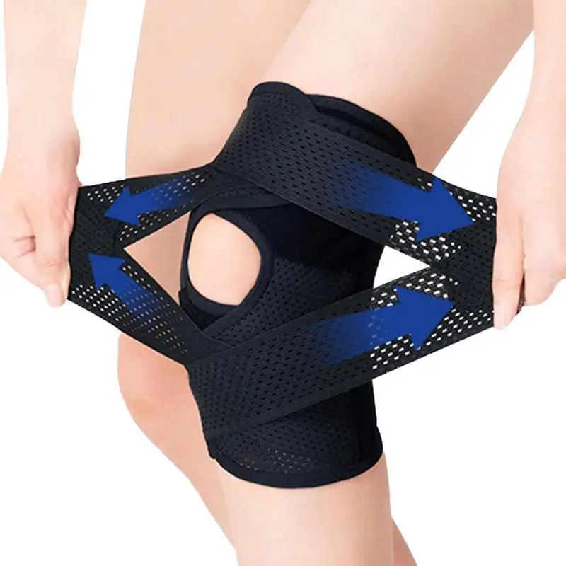 

Knee Support Brace Universal Compression Knee Protector Multifunctional Sports Supplies Knee Bandage Adjustable Elastic Knee