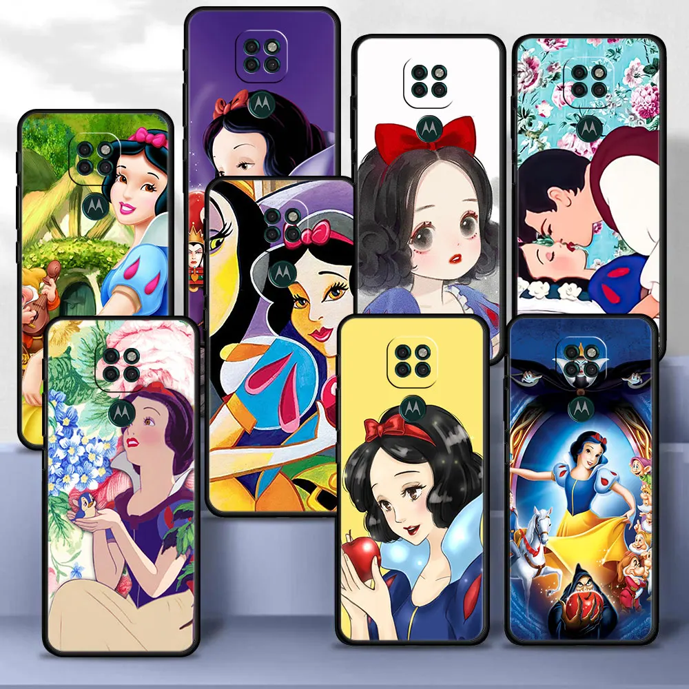

Case Cover for Motorola Moto E6s Hyper G30 G50 G60s G9 G8 One Fusion G Stylus Style Matte Full Coque Disney Princess Snow White