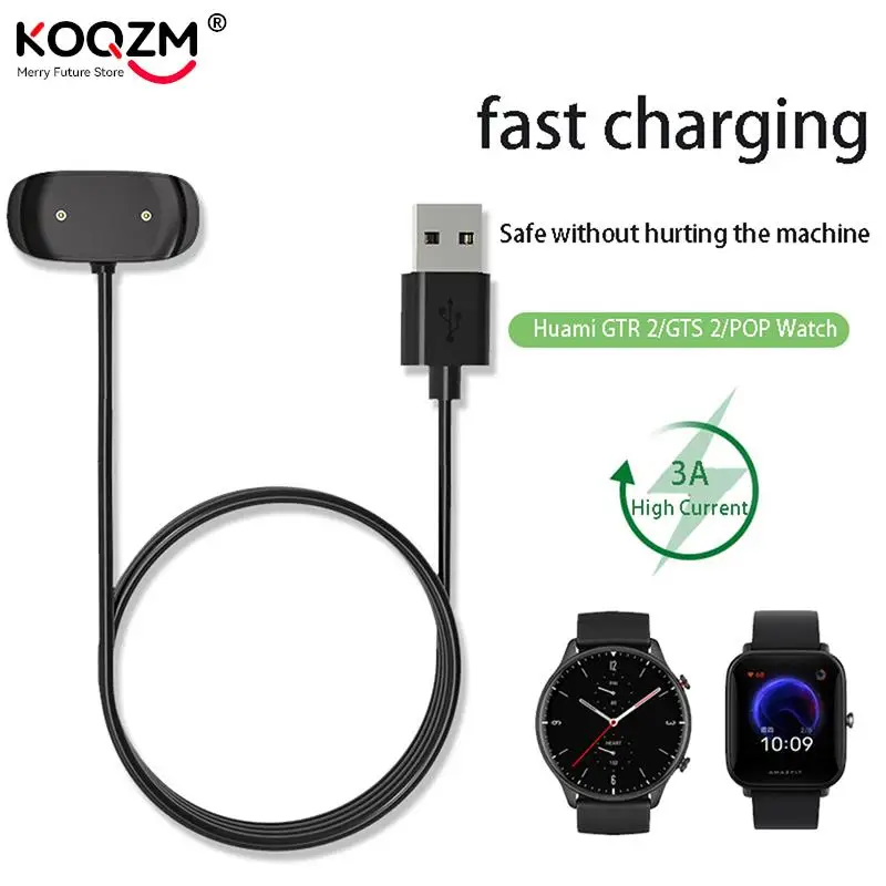 

Smart Watch Dock Charger Adapter USB Charging Cable Cord Magnetic For Huami Amazfit Bip U/GTR2/GTR 2e/GTS2/Pop pro/Zepp E 60cm