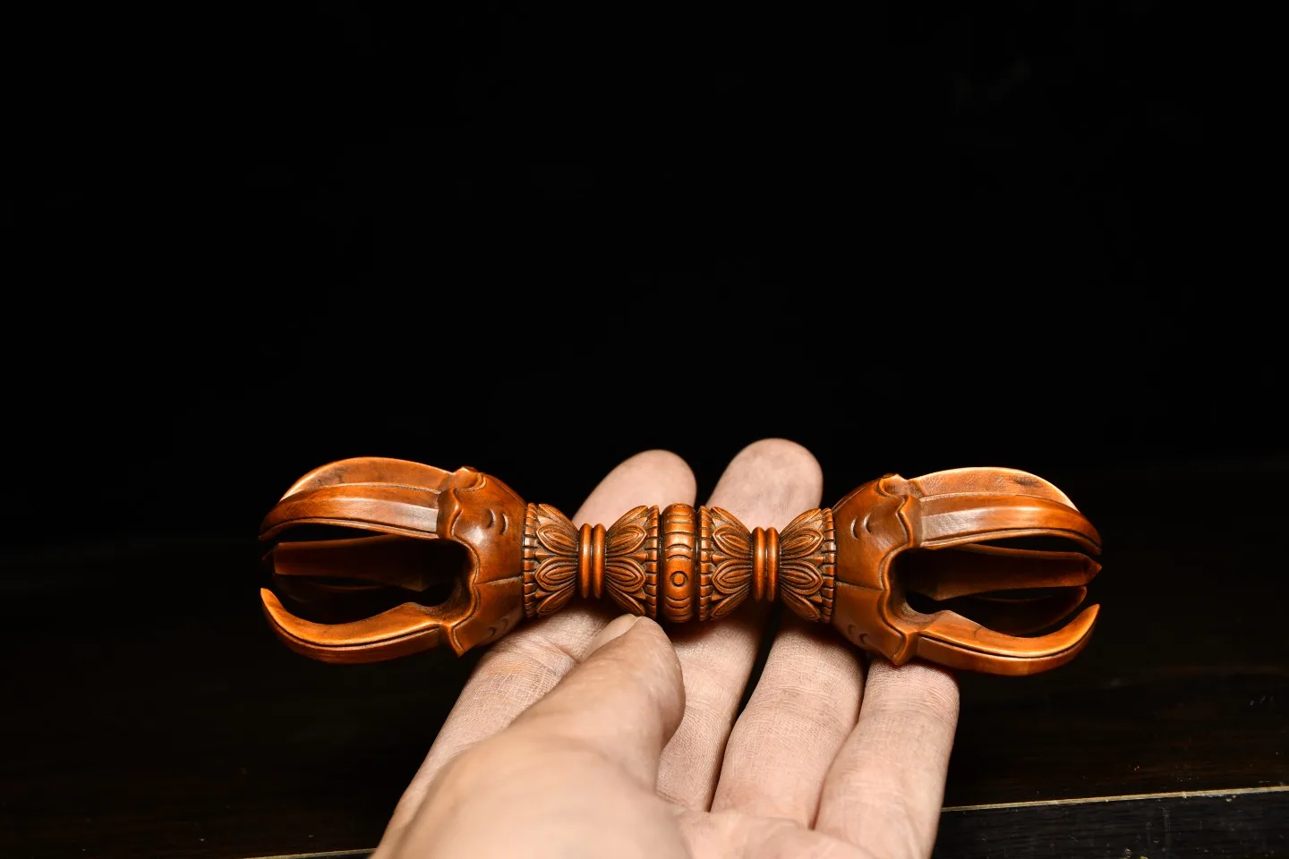 Коллекция тибетских храмов 6 дюймов старая коробка пять делений дорье Ваджра