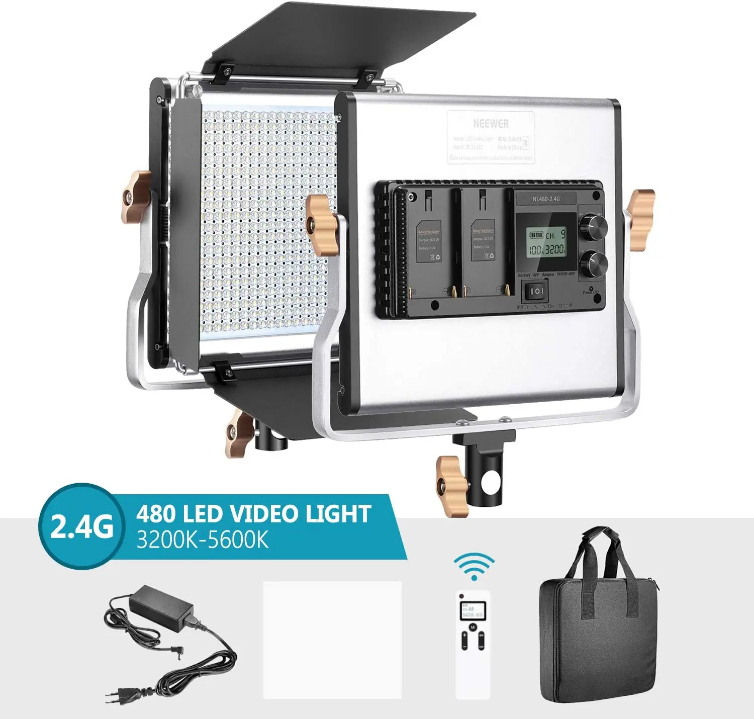 Светодиодный светильник Neewer 660/NL660/480/NL480 с регулируемой яркостью двухцветная