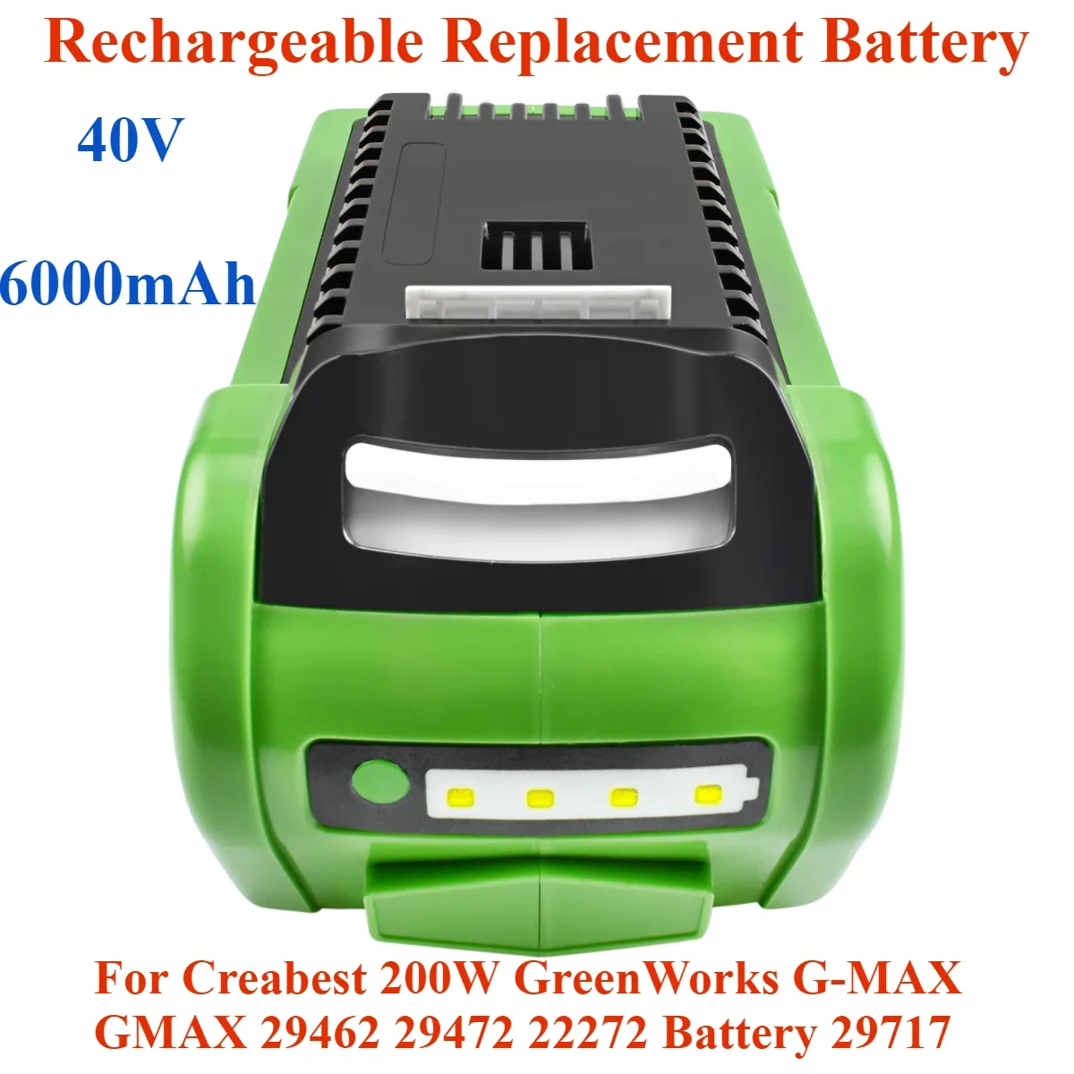 Аккумулятор для Creabest 200W GreenWorks G-MAX GMAX 29462 29472 22272