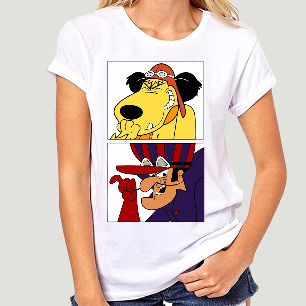 

Cartoon Wacky Races V3 Muttley Dick Tv Series T Shirt (Black) All Sizes S-3Xl Free Shipping Tops Tee Shirt 2474X