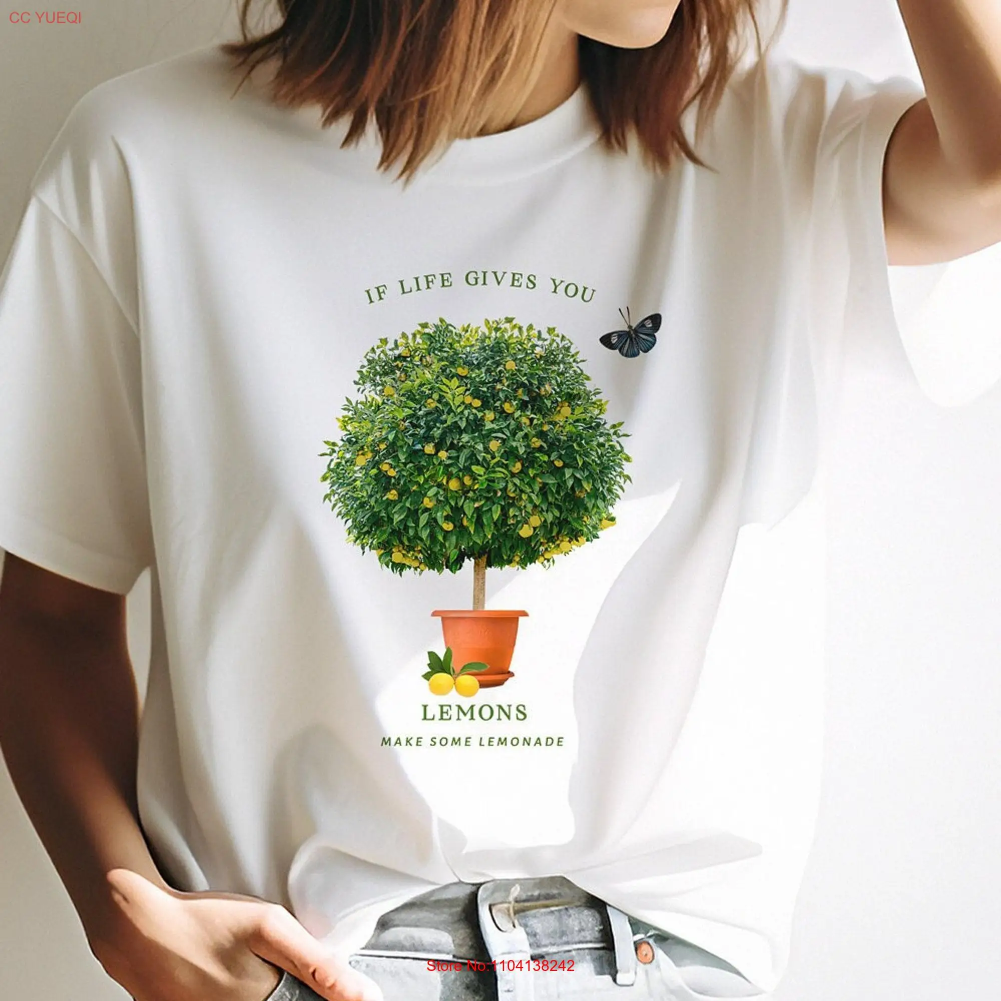 Футболка для любителей цитрусовых фруктов с ярким желтым принтом