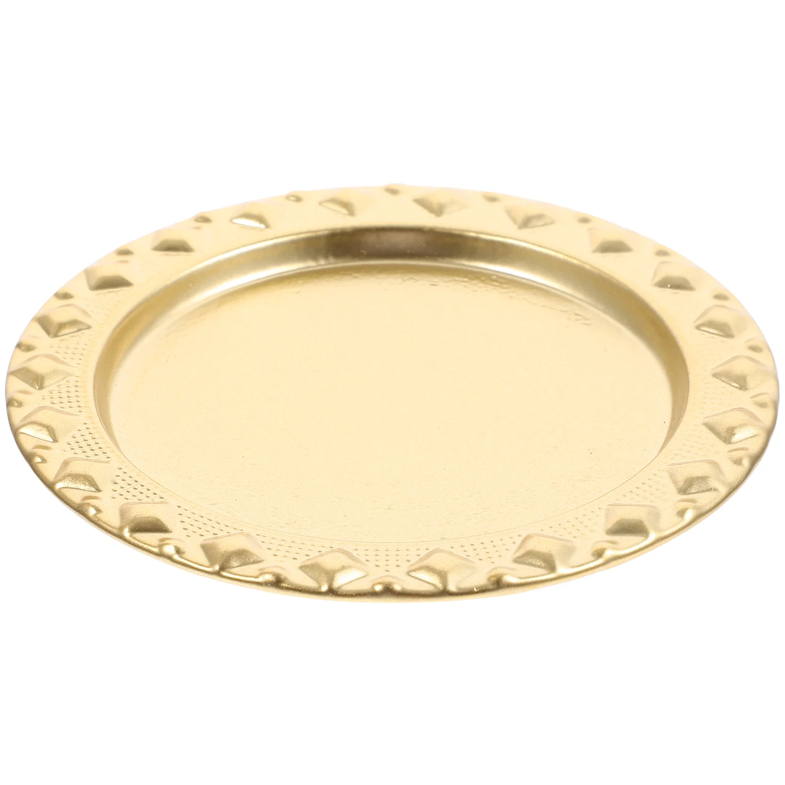 

Trayplate Trays Holder Dish Jewelry Plates Serving Pillarvintage Metal Weddinggold Tea Vanity Decorative Party Ottoman Dessert