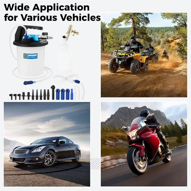 Набор для вакуумного тормоза 3 л пневматический тормозной жидкости сцепление