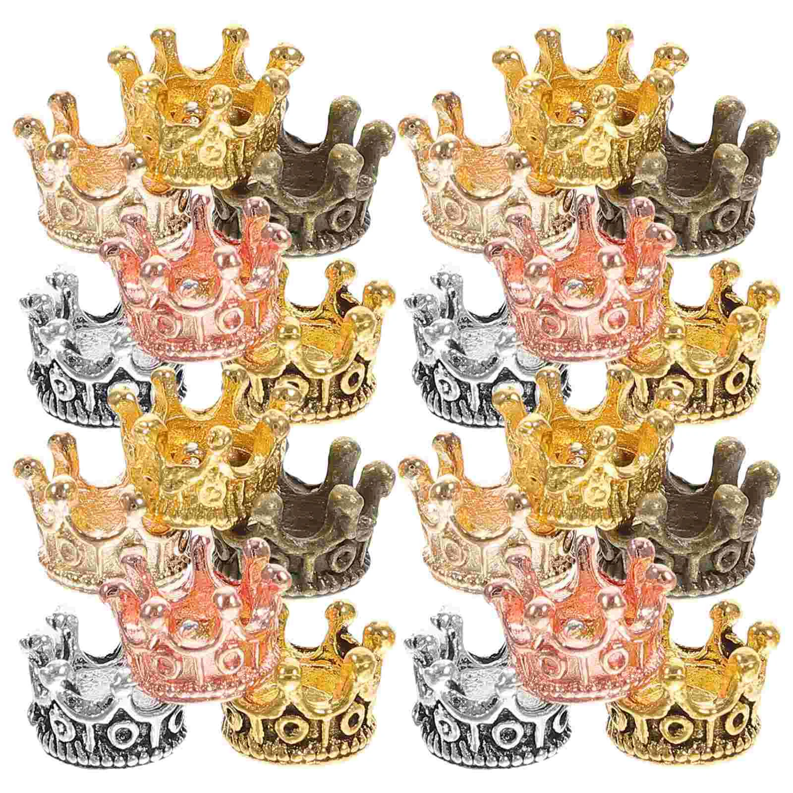 60 шт. ювелирные аксессуары с короной уникальные подвески из сплава серьги сделай