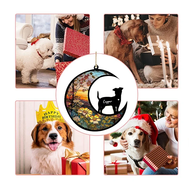 Памятный Ловец собачьего солнца персонализированный собачьих пород с именем и