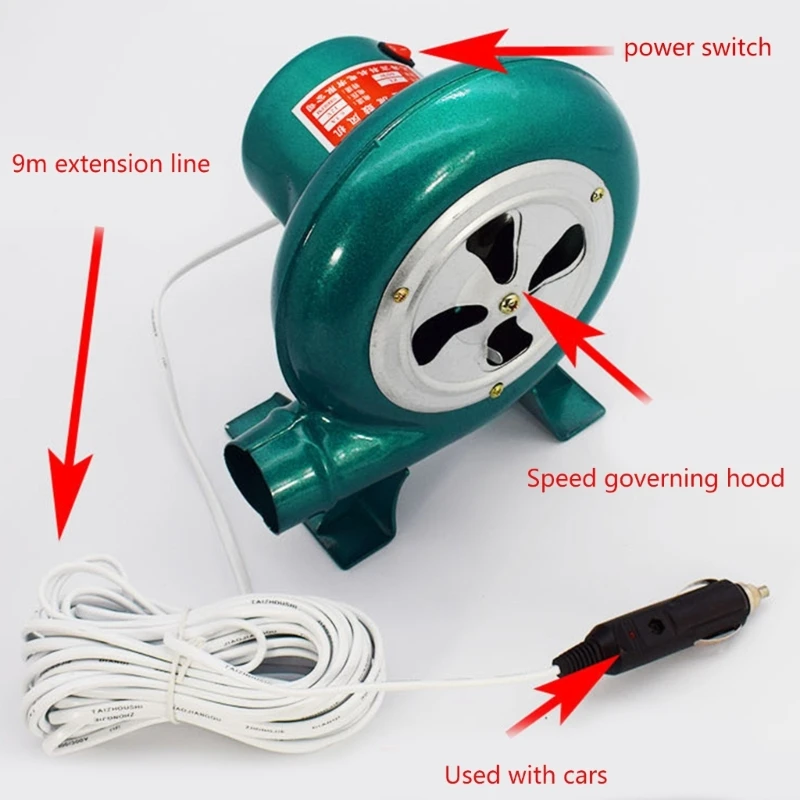 

Универсальный автомобильный вентилятор для барбекю, 12 В, 40 Вт/80 Вт, с электроприводом