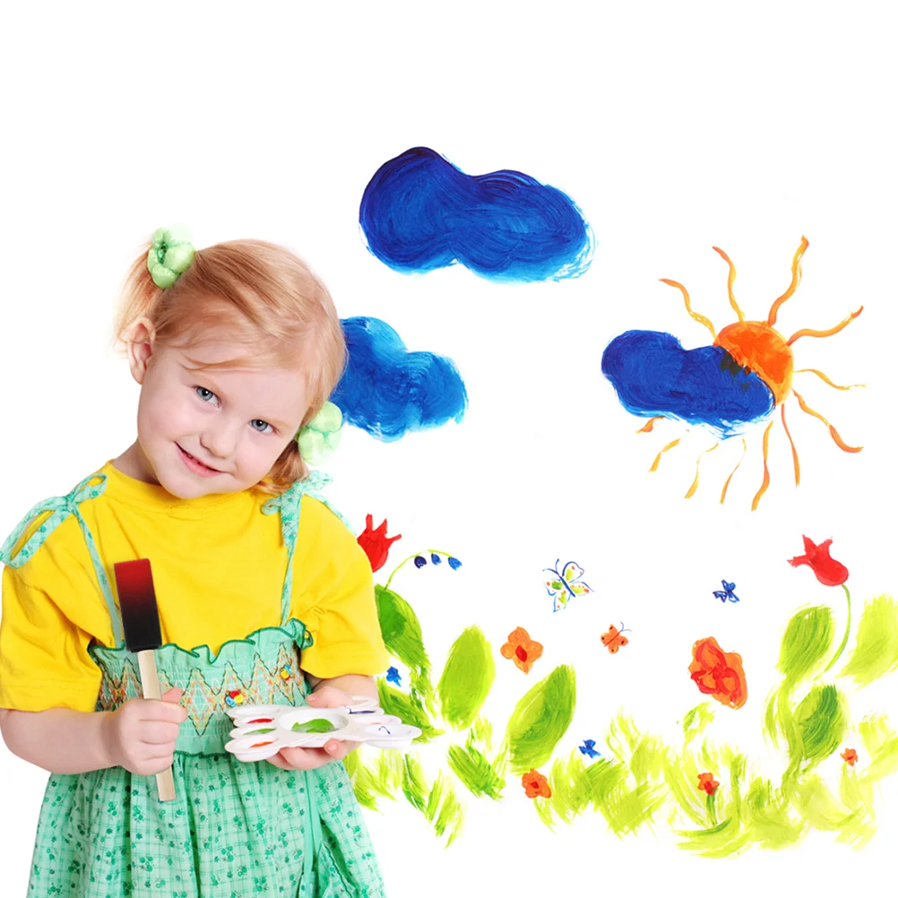 

Brushsponge Paintingapplicator Stain Acrylic Craft Watercolor Set Wall Drawing Oil Sponges Kids Tools