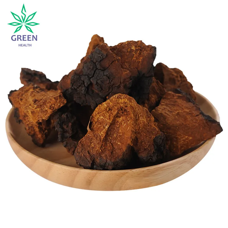 

Dried Chaga Mushroom Birch Chunks Organic Wild Tea Siberian Natural